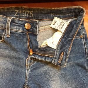 Zara distressed skinny jeans Z1975